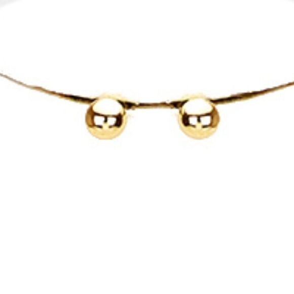 Rhinestone Embellished Key Gold Necklace Set - Picture 3 of 7